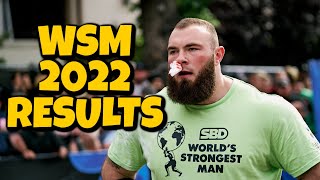 THE FINAL Day 1 Results  The Worlds Strongest Man 2022 [upl. by Dustan]