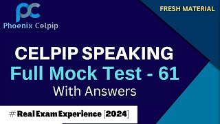 CELPIP Speaking Test  61  Sample Answers to Score High [upl. by Oatis]