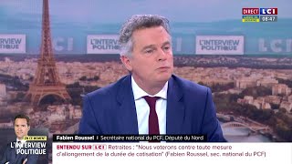 quotNous voterons contre toute mesure dallongement dâge de départ en retraitequot  Fabien Roussel [upl. by Nerrag]