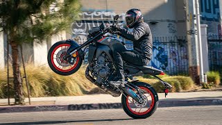 2021 Yamaha MT09 Review  MC Commute [upl. by Ameehsat]