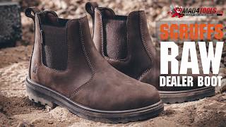 Scruffs Raw Dealer Safety Work Boots Brown Sizes 712 [upl. by Atsirtal]