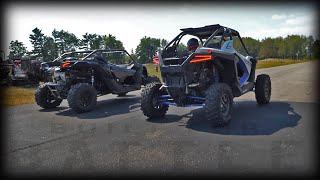 MAVERICK X3 RR195HP VS RZR PRO XP181HP 300’ DRAG RACE [upl. by Cence68]