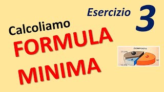 Come si calcola la FORMULA MINIMA di un composto 3 [upl. by Ammadis]