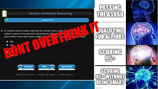 How to score 95 on the ASVAB  WITHOUT BEING SMART Pt II Word Knowledge Walkthrough [upl. by Nay]