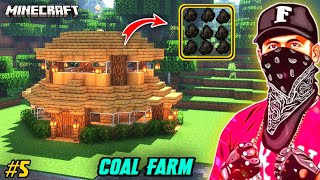 🔥 I MAKE A COAL FARM IN MINECRAFT  MINECRAFT GAMEPLAY 5 [upl. by Lifton134]