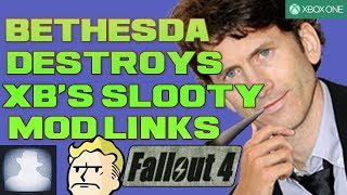 Bethesda Deletes XB1s Slooty Fallout 4 Mod Links [upl. by Harwin766]