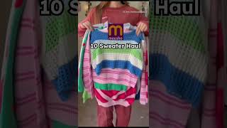 Meesho sweater haul part1Comment for links🔗 fashionwintercollectionunboxingvideoshorts meesho [upl. by Nrubliw]