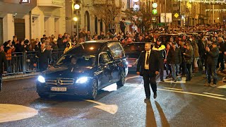 Huge crowds in Tipperary say farewell to Shane MacGowan [upl. by Paschasia]