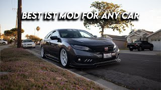 Best First Mod For Any Car  10th Gen Honda Civic [upl. by Yelsehc]