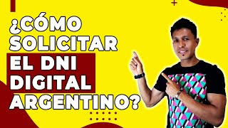 Cómo solicitar el DNI DIGITAL ARGENTINO  DNI DIGITAL ARGENTINO en tu celular [upl. by Schweitzer]