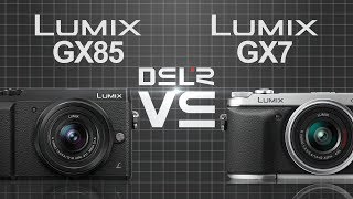 Panasonic Lumix GX85 GX80 GX7 Mark II vs Panasonic Lumix GX7 [upl. by Tyoh]