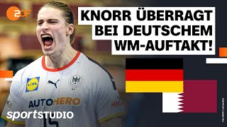 Deutschland – Katar Highlights  HandballWM 2023  sportstudio [upl. by Ardni281]