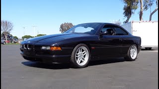 1994 BMW 850CSi 8 Series E31 in Black amp V12 Engine Sound on My Car Story with Lou Costabile [upl. by Etnovert896]