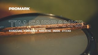 PROMARK Tim Fairbanks FireGrain Marching Snare Stick [upl. by Neelahtak]