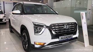 Hyundai Alcazar Turbo DCT GDi Signature O 2023 ₹21 lakh  Reallife review [upl. by Melisse765]