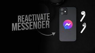 How to Reactivate Facebook Messenger on iPhone tutorial [upl. by Mcgray]