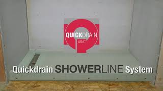 How to Install Linear Shower PET Pan System QuickDrain ShowerLine [upl. by Priscilla]