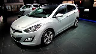 2013 Hyundai i30 Sport Wagon Diesel  Exterior and Interior Walkaround  2012 Paris Auto Show [upl. by Drauode]