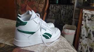 Reebok Womens Court Advance Bold High Sneaker Review Sharp Looking Shoes So Many Compliments [upl. by Nirej505]