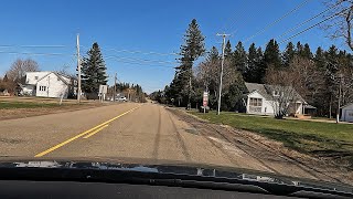 V232 Driving from Cormierville NB to GrandeDigue NB Apr 2024 [upl. by Elvah377]