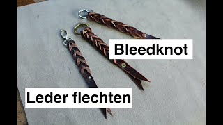 Leder flechten Bleedknot [upl. by Melvin]