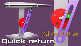 Quick return mechanism animation [upl. by Adelice]