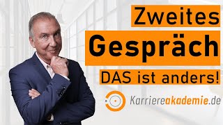 Zweites Vorstellungsgespräch DIESE Fragen  eigene Fragen Unterschiede [upl. by Atekan]