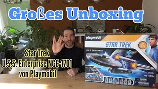 Playmobil Star Trek USS Enterprise NCC1701 70548 Unboxing und erster Eindruck [upl. by Niac]