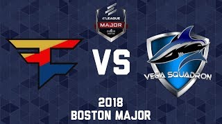 FaZe vs Vega Squadron  CSGO ELEAGUE Major Boston 2018 [upl. by Luckin]