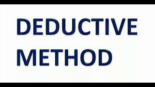 Teaching Inductive amp Deductive Method [upl. by Ahcilef]