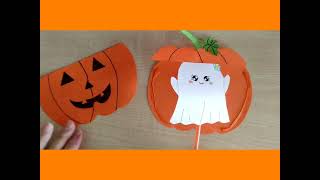 Halloween i dekoráció Halloween crafts Halloween i mondóka Halloweeni tök cute crafts [upl. by Ailet]