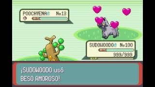 POKEMON EMERALD  SUDOWOODO  BESO AMOROSO  LOVELY KISS [upl. by Kilar]