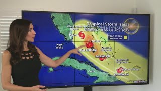 Tracking Tropical Storm Isaias [upl. by Aivatal]