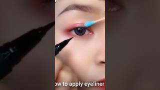 How To apply Eye Linershortseyelinertutorialmakeup [upl. by Nnaassilem]