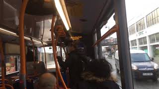 London Bus Ride on Route 257 Stagecoach E400H MMC  YX67VBF  12429 [upl. by Jewett991]