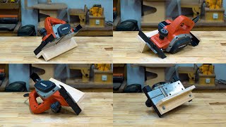 Electric Hand Planer Hacks Woodworking Tips and Tricks [upl. by Ayahs698]