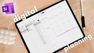 HOW TO OneNote for Digital Planning  FREE Planner [upl. by Htial]