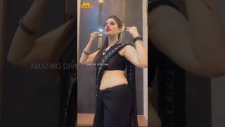 Stunning Silk Saree Dance saree shorts  backlesssaree silksaree fashion trending [upl. by Michiko711]