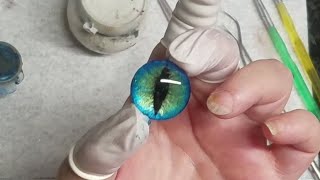 How To Paint a Dragon Eye  Easiest Eye Painting Technique EVER [upl. by Acired930]