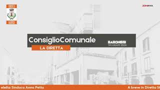 Baronissi SA  Primo Consiglio Comunale 180724 [upl. by Yssirhc]