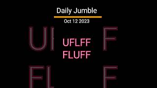 Daily Jumble Oct 12 2023  Jumble Answers for 10122023 [upl. by Eimiaj]