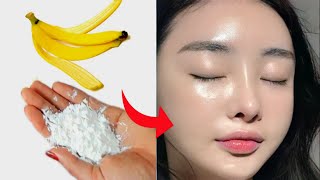 Banana peels and Cornstarch will make you look 16years old  Best Anti aging mask for skin care [upl. by Dinsmore]