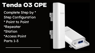 How To Configure Tenda o3 CPE Point to Point  Tenda o3 ko kesy configure krty hain Ptp  Part 13 [upl. by Breanne]