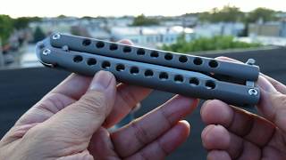 Ginormous Balisong by Atropos Knife [upl. by Aneleiram]