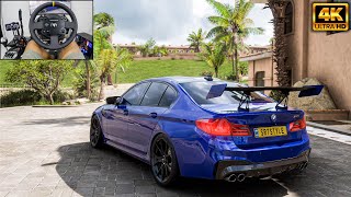 2018 BMW M5  Forza Horizon 5  Thrustmaster TX gameplay [upl. by Ahsieym235]