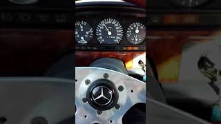 Mercedes w126 drive SEC 420 V8 with piggyback Kjet Killers EFI [upl. by Sivet]