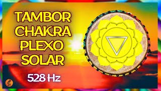 EQUILIBRA TU CHAKRA PLEXO SOLAR Tambor Chamánico Conecta con tu Fuerza Poder Interior y Voluntad [upl. by Kylah]