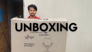 Unboxing and Review Ergonomic Office Chair for Back Pain Relief ergonomicchairs ergonomics [upl. by Aical]