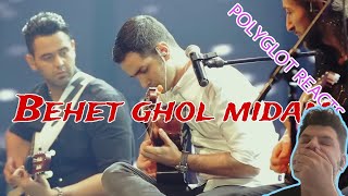 POLYGLOT REACTS to MOHSEN YEGANEH quotBehet Ghol MidamI Promise You quot Iranian Music REACTION🎵 [upl. by Auvil]