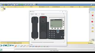 Basic IPphone VoIP Configuration CCNA Packet Tracer [upl. by Agneta]